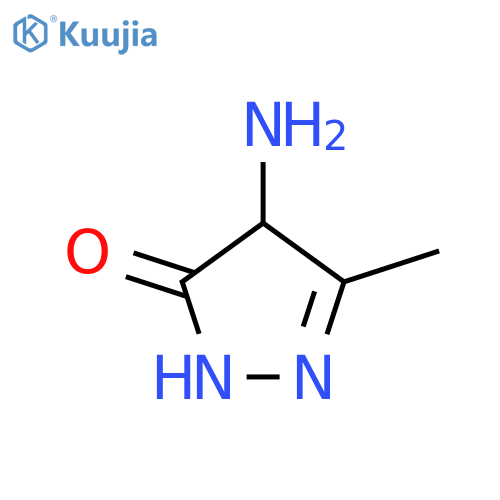4-amino-3-methyl-4,5-dihydro-1H-pyrazol-5-one structure