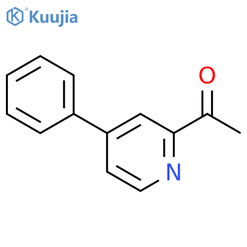 1-(4-phenyl-[2]pyridyl)-ethanone structure
