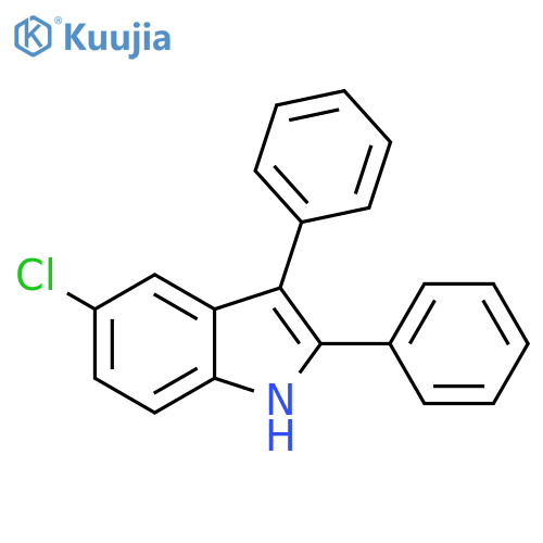 5-Chloro-2,3-diphenyl-1h-indole structure