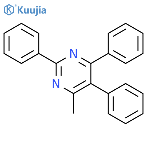 Pyrimidine, 4-methyl-2,5,6-triphenyl- structure