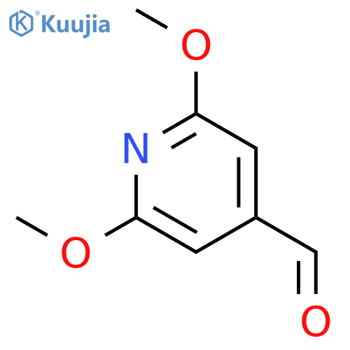 2,6-dimethoxypyridine-4-carbaldehyde structure