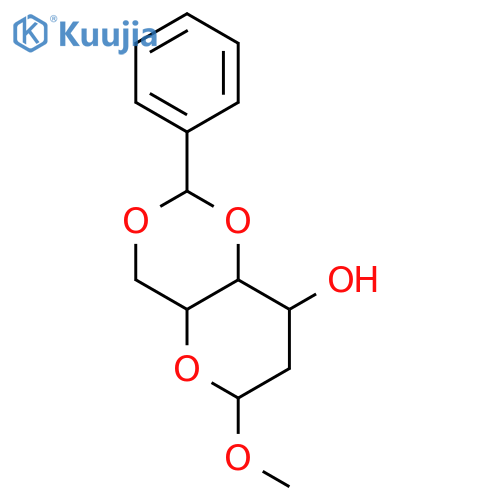 methyl 4,6-O-benzylidene-2-deoxyhexopyranoside structure