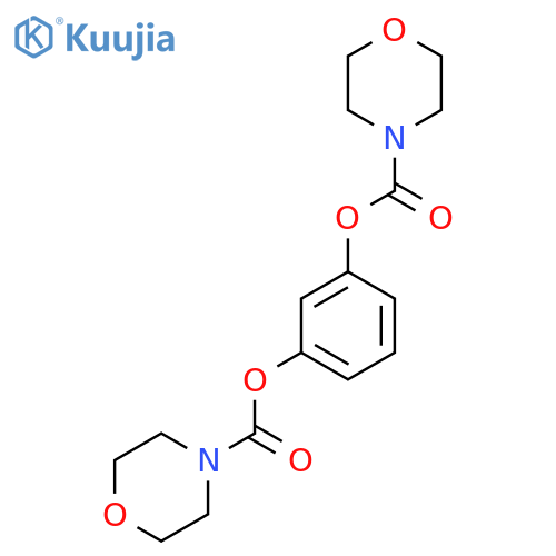 3-(Morpholine-4-carbonyloxy)phenyl morpholine-4-carboxylate structure