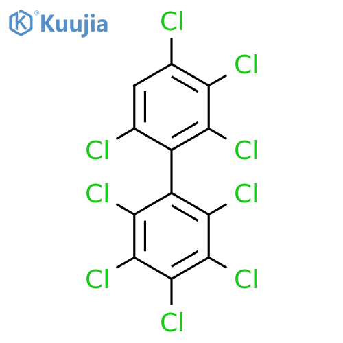 2,2',3,3',4,4',5,6,6'-Nonachlorobiphenyl structure