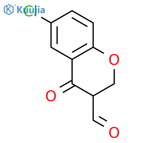 2H-1-BENZOPYRAN-3-CARBOXALDEHYDE, 6-CHLORO-3,4-DIHYDRO-4-OXO- structure