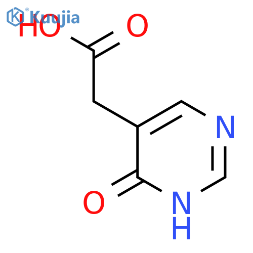 2-(6-oxo-1,6-dihydropyrimidin-5-yl)acetic acid structure