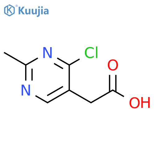 2-(4-chloro-2-methylpyrimidin-5-yl)acetic acid structure