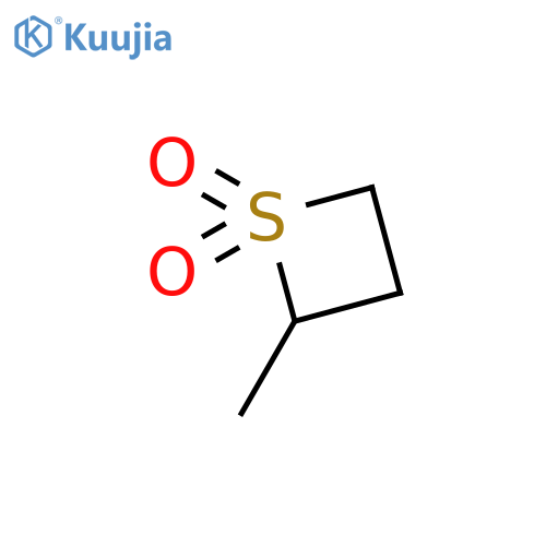 Thietane, 2-methyl-, 1,1-dioxide structure