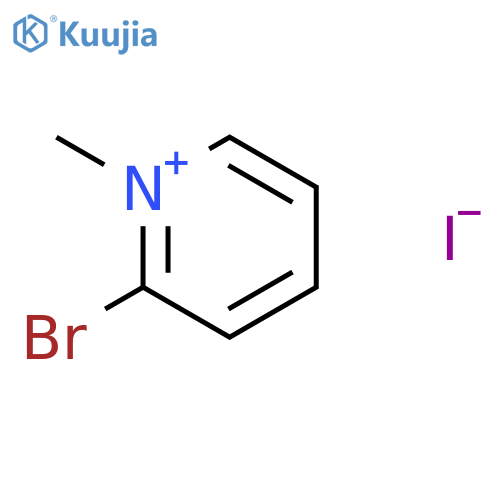 Pyridinium, 2-bromo-1-methyl-, iodide structure