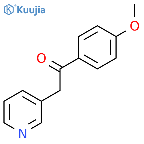 1-(4-Methoxyphenyl)-2-pyridin-3-yl-ethanone structure