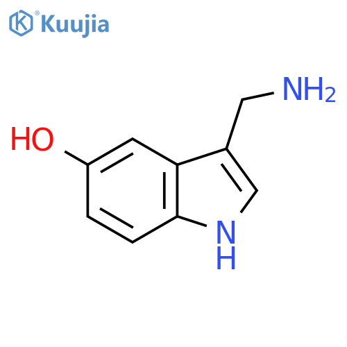 1H-Indol-5-ol, 3-(aminomethyl)- structure
