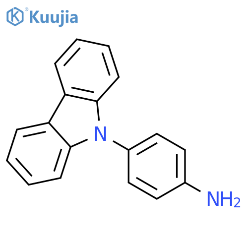 4-(Carbazol-9-yl)aniline structure