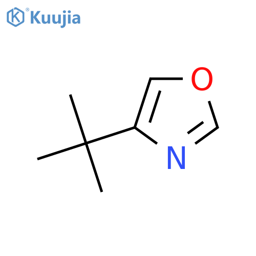 4-Tert-butyl-1,3-oxazole structure