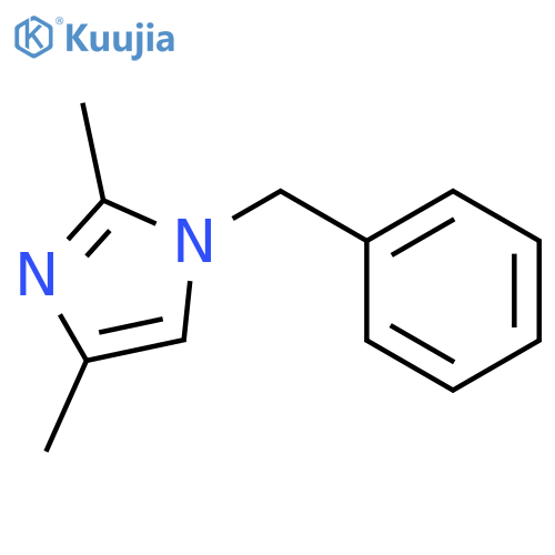 1H-Imidazole, 2,4-dimethyl-1-(phenylmethyl)- structure