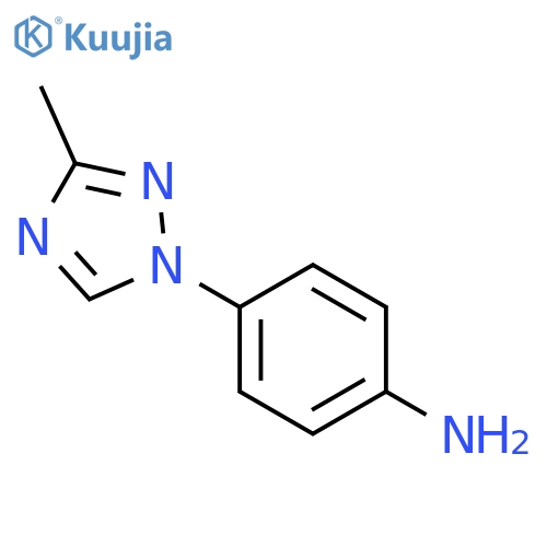 1-(4-Amino-phenyl)-3-methyl-1,2,4-triazole structure