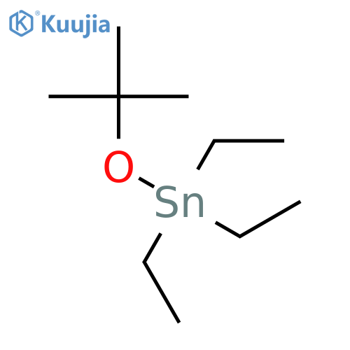 Stannane, (1,1-dimethylethoxy)triethyl- structure