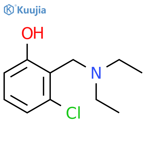 3-Chloro-2-[(diethylamino)methyl]phenol structure