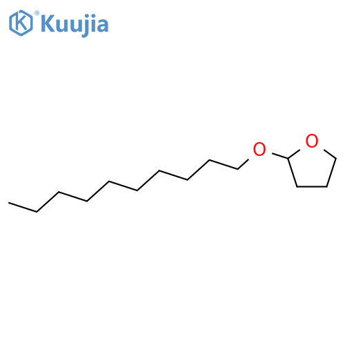 Furan, 2-(decyloxy)tetrahydro- structure