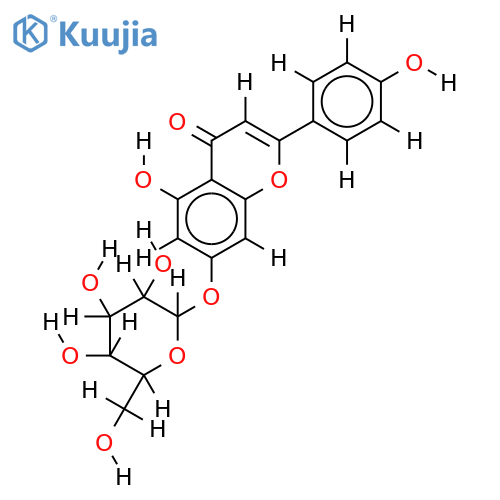 apigenin-7-O-beta-D-allopyranoside structure