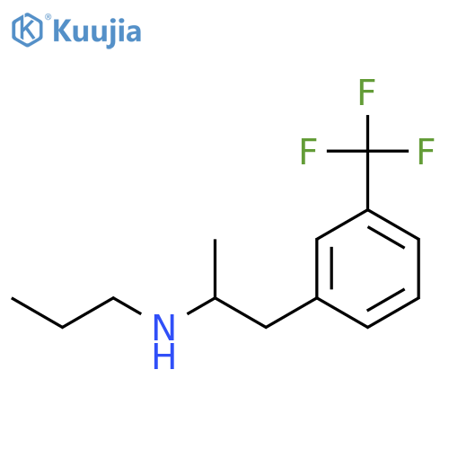 N-{1-methyl-2-[3-(trifluoromethyl)phenyl]ethyl}propan-1-amine structure
