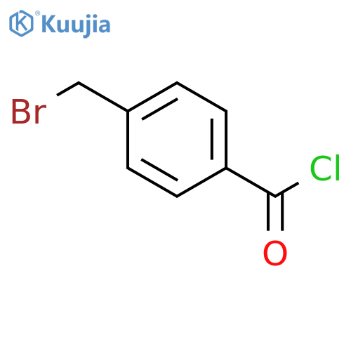 Benzoyl chloride,4-(bromomethyl)- structure