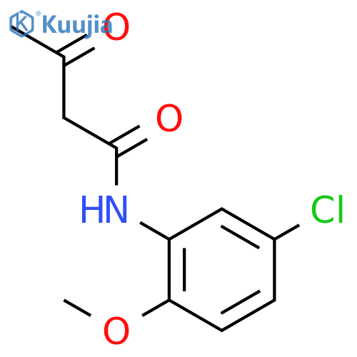 N-(5-Chloro-2-methoxyphenyl)-3-oxobutanamide structure