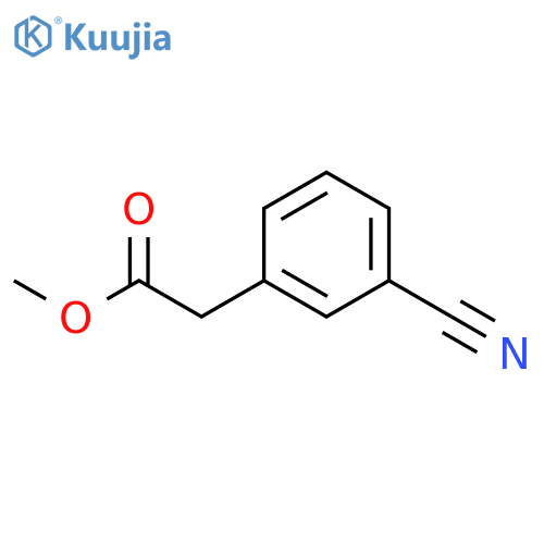 Methyl (3-cyanophenyl)acetate structure
