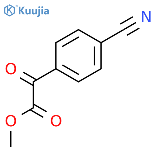 Methyl 2-(4-cyanophenyl)-2-oxoacetate structure