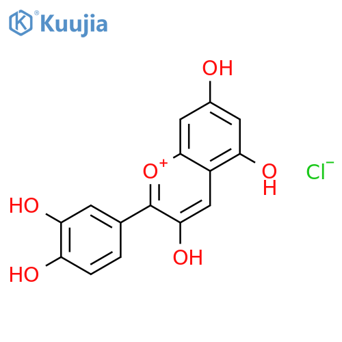 Cyanidin chloride structure