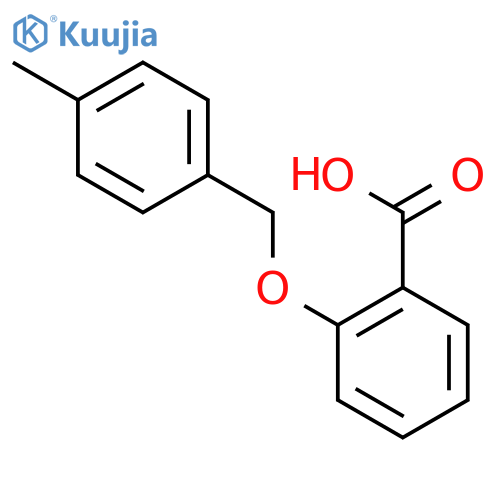 2-[(4-methylbenzyl)oxy]benzoic Acid structure