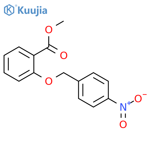 Methyl 2-(4-nitrobenzyl)oxybenzoate structure