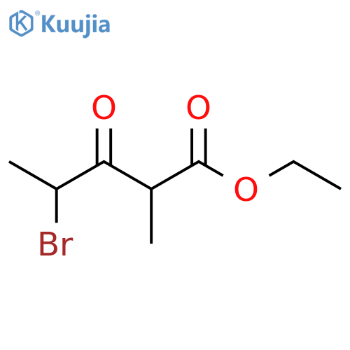 ethyl 4-bromo-2-methyl-3-oxopentanoate structure