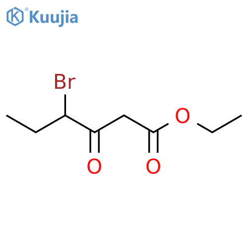 Ethyl 4-bromo-3-oxohexanoate structure