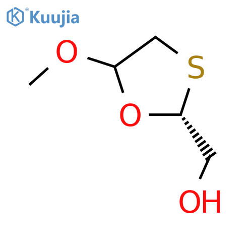 (2R)-5-Methoxy-1,3-oxathiolane-2-methanol structure