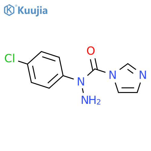 1H-IMIDAZOLE-1-CARBOXYLIC ACID, 1-(4-CHLOROPHENYL)HYDRAZIDE structure