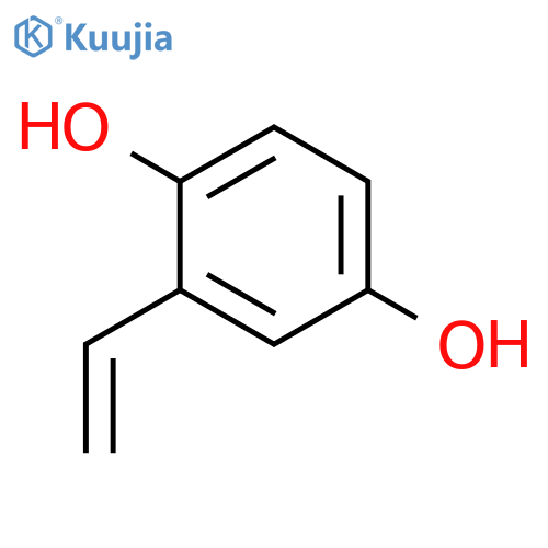 2-ethenylbenzene-1,4-diol structure