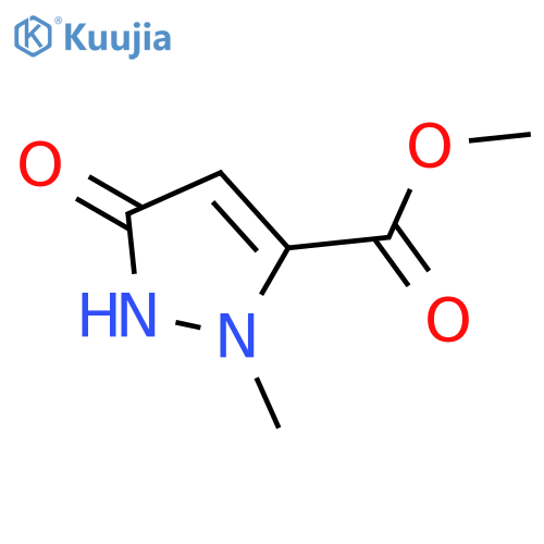 methyl 2-methyl-5-oxo-1H-pyrazole-3-carboxylate structure