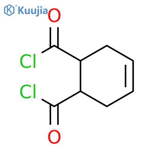 4-Cyclohexene-1,2-dicarbonyl dichloride (9CI) structure