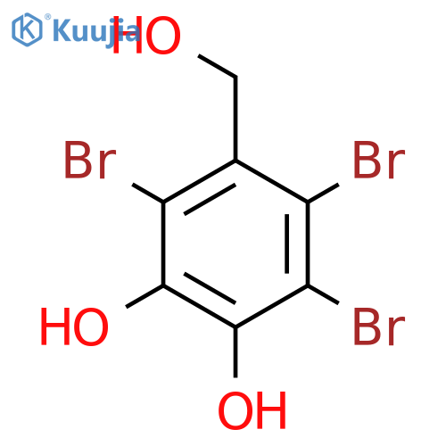 1,2-Benzenediol, 3,4,6-tribromo-5-(hydroxymethyl)- structure