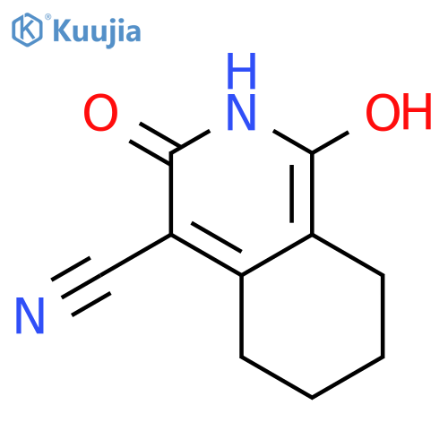 1-Hydroxy-3-oxo-2,3,5,6,7,8-hexahydroisoquinoline-4-carbonitrile structure
