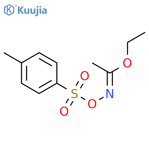 N-[[(4-Methylphenyl)sulfonyl]oxy]ethanimidic acid ethyl ester structure