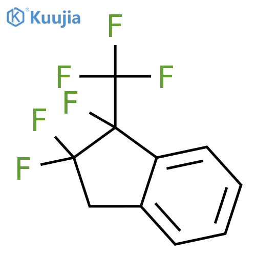 1H-Indene, 1,2,2-trifluoro-2,3-dihydro-1-(trifluoromethyl)- structure