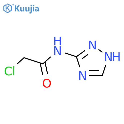 2-chloro-N-(1H-1,2,4-triazol-5-yl)acetamide structure