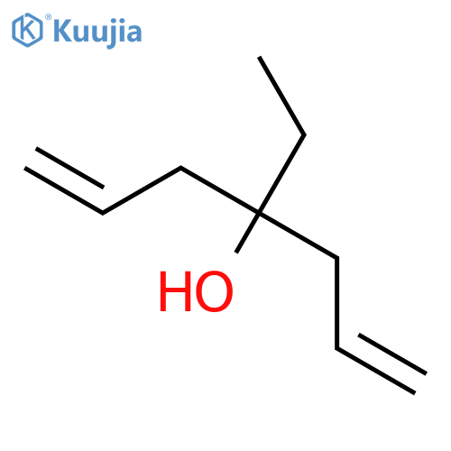 4-ethylhepta-1,6-dien-4-ol structure