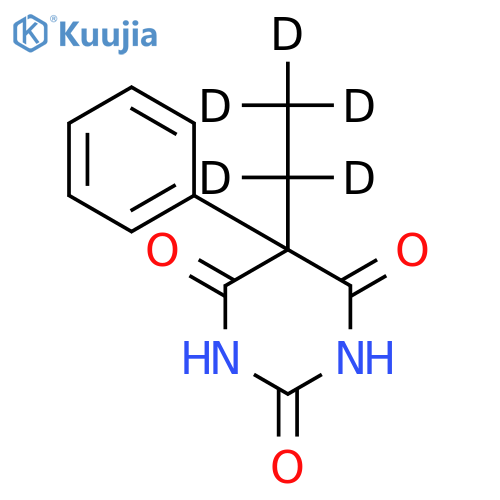 2,4,6(1H,3H,5H)-Pyrimidinetrione,5-(ethyl-d5)-5-(1-methylbutyl)- (9CI) structure