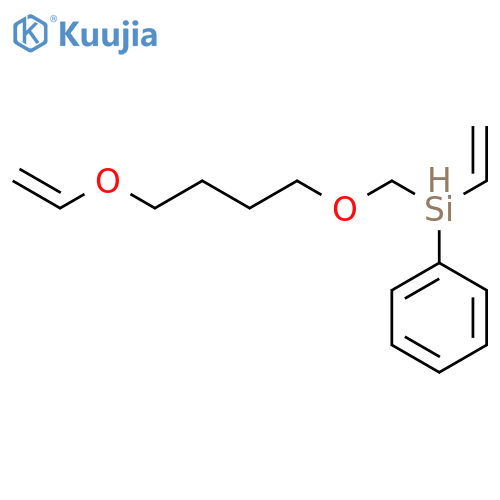 Silane, ethenyl[4-(ethenyloxy)butoxy]methylphenyl- structure