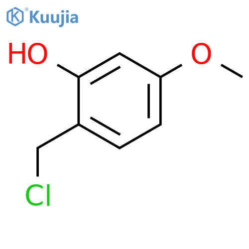 2-(chloromethyl)-5-methoxyphenol structure