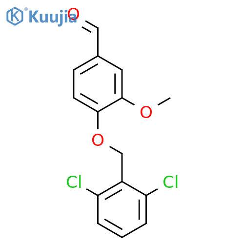 4-(2,6-Dichlorobenzyl)oxy-3-methoxybenzaldehyde structure