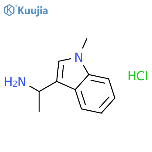 1-(1-methyl-1H-indol-3-yl)Ethylamine Hydrochloride structure