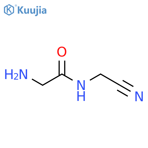 2-amino-N-(cyanomethyl)acetamide structure
